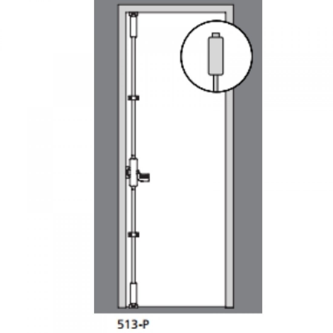 3 Point Horizontal Pullman UPVC Door Panic Bolt
